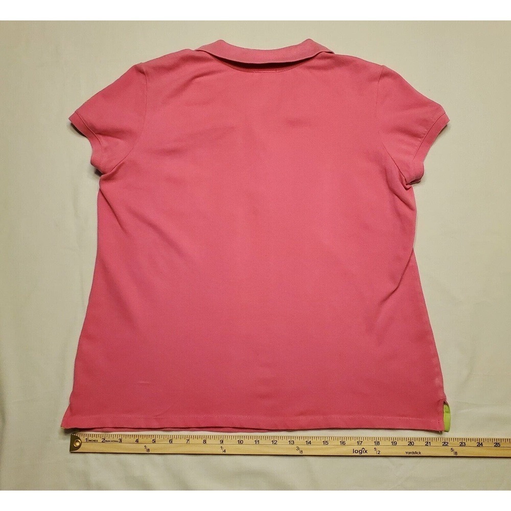IZOD Womens Golf Polo Bright Pink Size XL Capped Logo Sleeve FX Cool Stretch - Picture 2 of 4